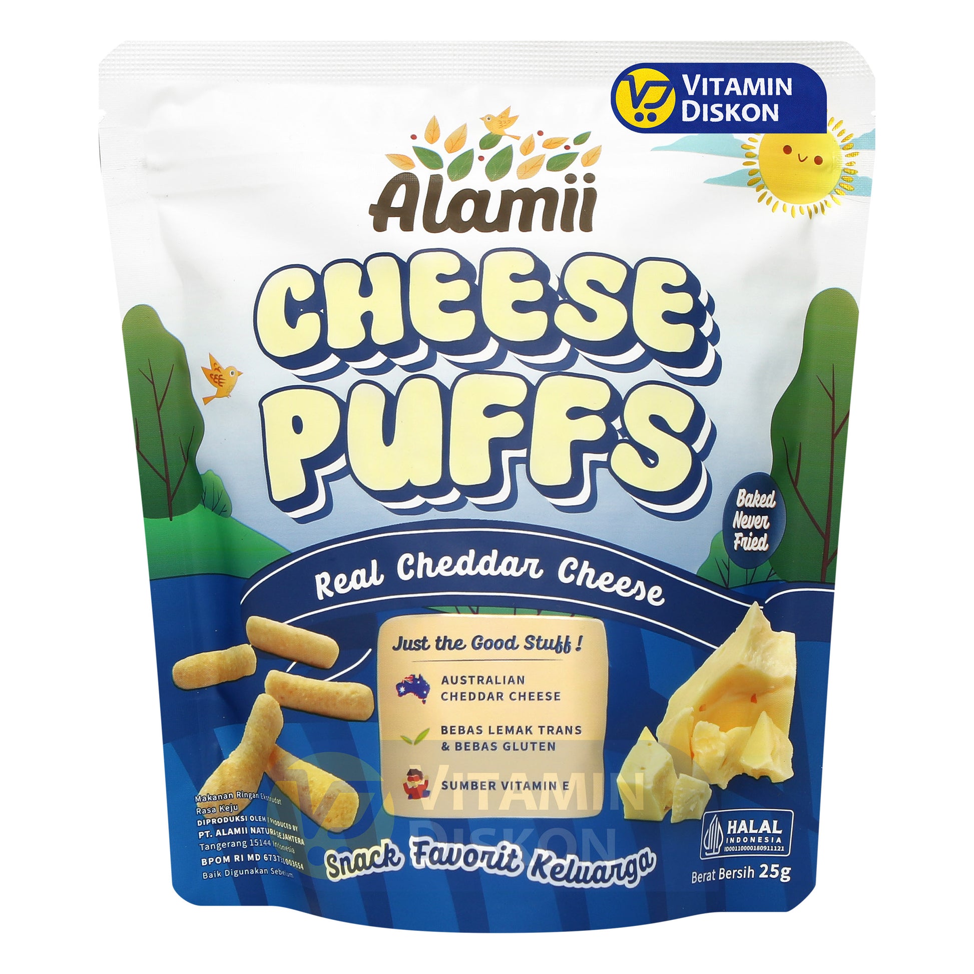 ALAMII CHEESE PUFFS 25GR
