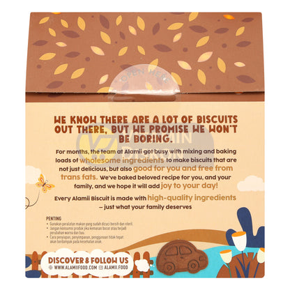 ALAMII MILK & COCOA BISCUITS 60GR