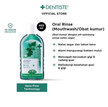 DENTISTE PLUS WHITE ORAL RINSE 450ML