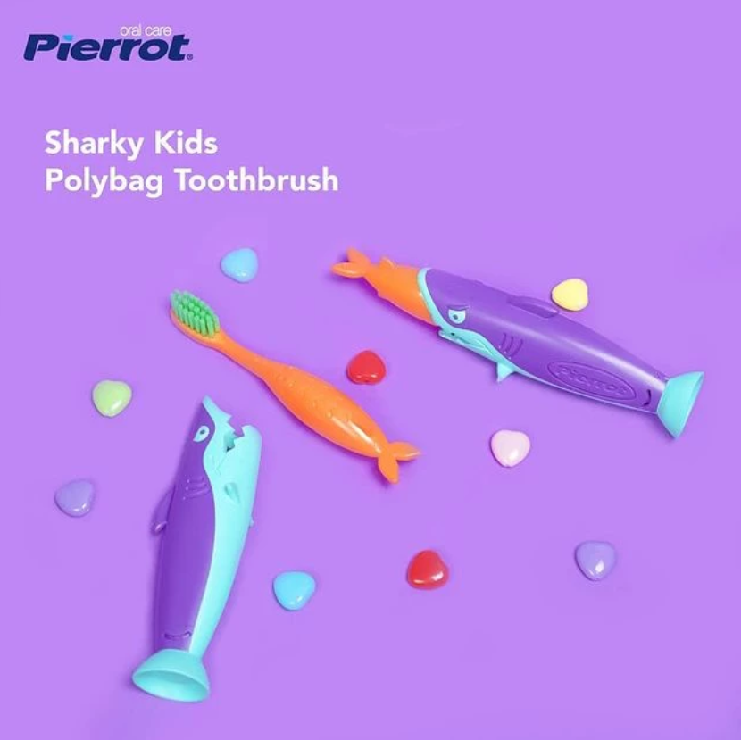 PIERROT SHARKY KIDS TOOTHBRUSH