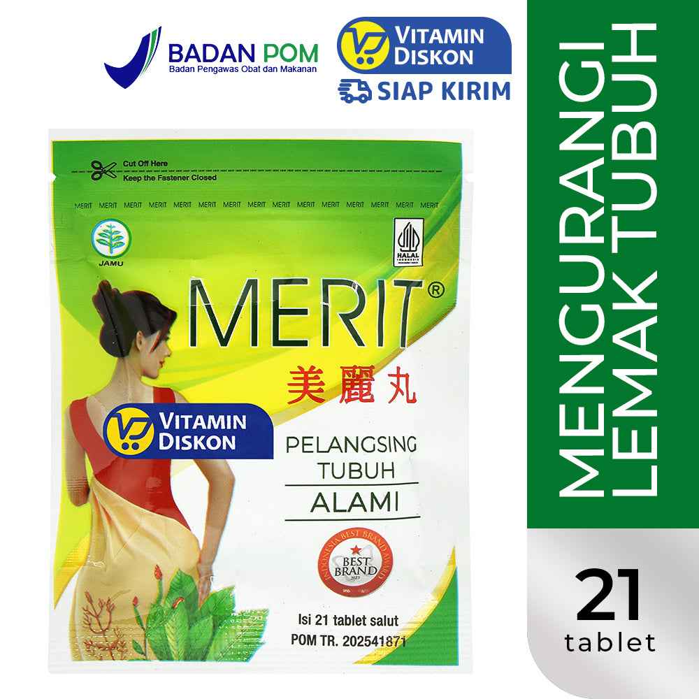 MERIT NATURAL BODY SLIMMING 21 TABLETS