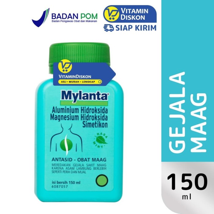 MYLANTA (CAIR) MEREDAKAN GEJALA SAKIT MAAG - 150 ML