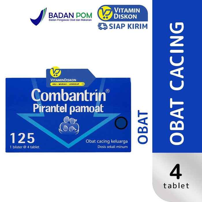 COMBANTRIN OBAT CACING 125 MG 4 TABLET
