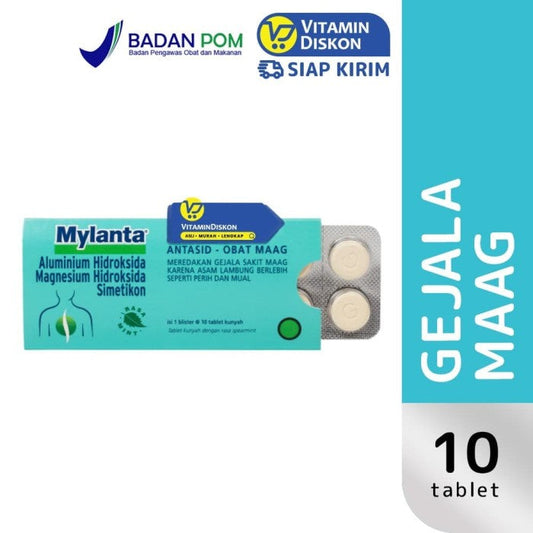 MYLANTA TABLET 1 STRIP @ 10 TABLET