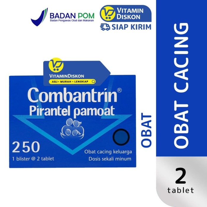 COMBANTRIN OBAT CACING 250 MG - 2 TABLET