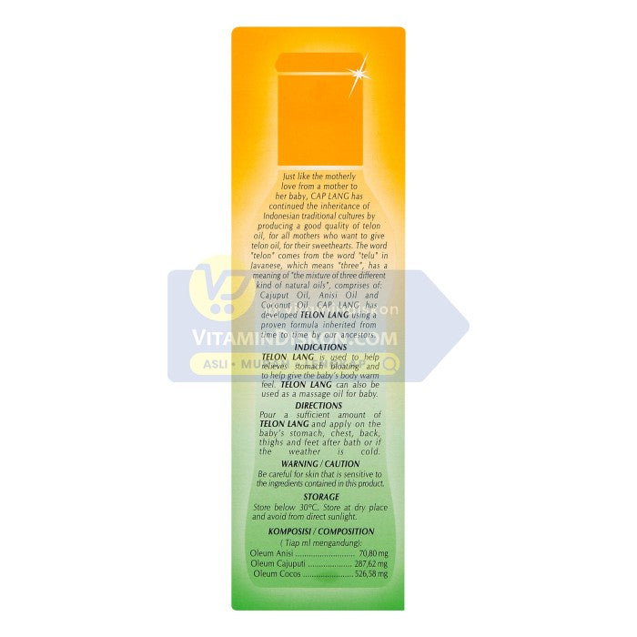 CAP LANG MINYAK TELON 150 ML