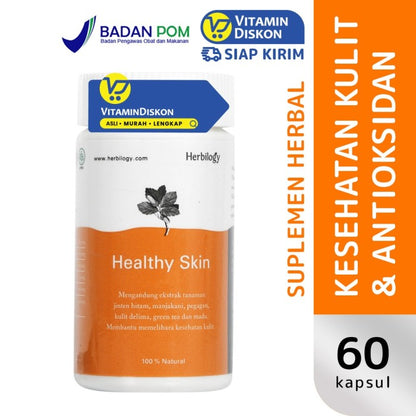 HERBILOGY HEALTHY SKIN CAPSULE 60 PCS/BTL BPOM UNTUK KESEHATAN KULIT