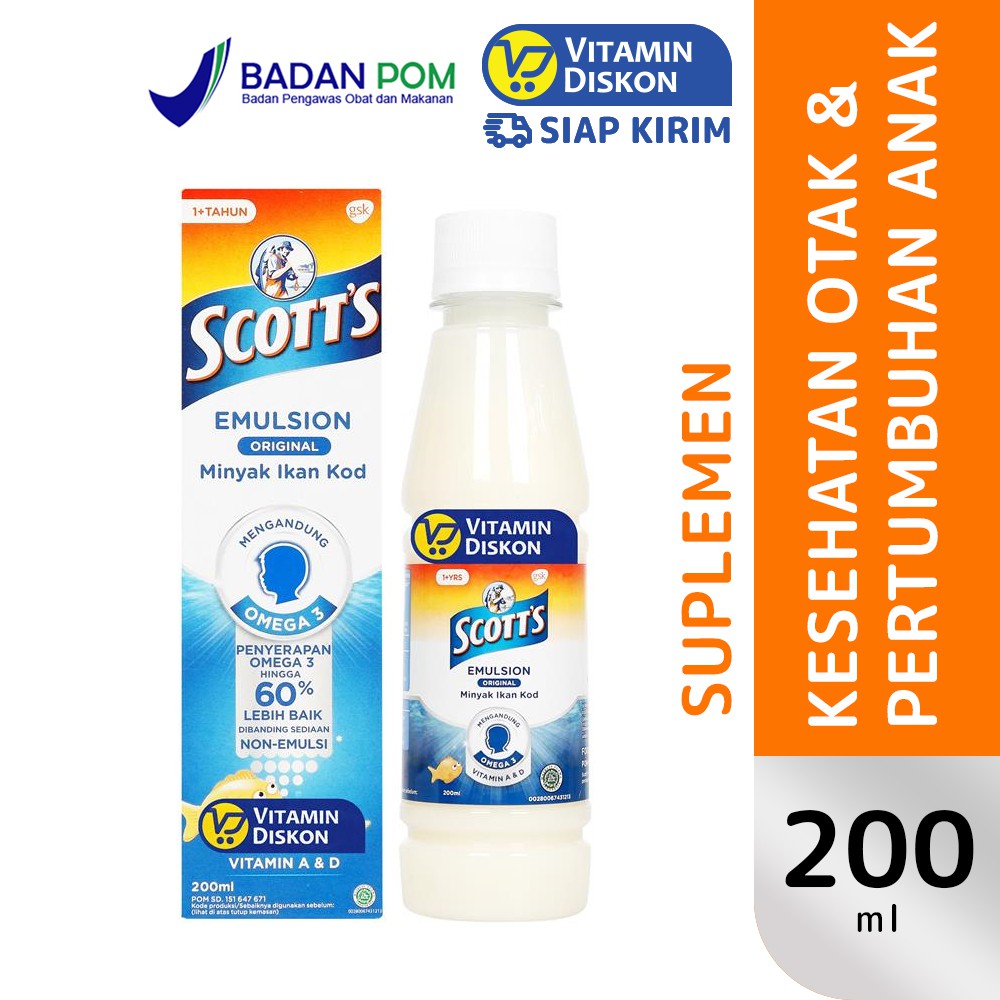 SCOTT'S EMULSION ORIGINAL 200 ML