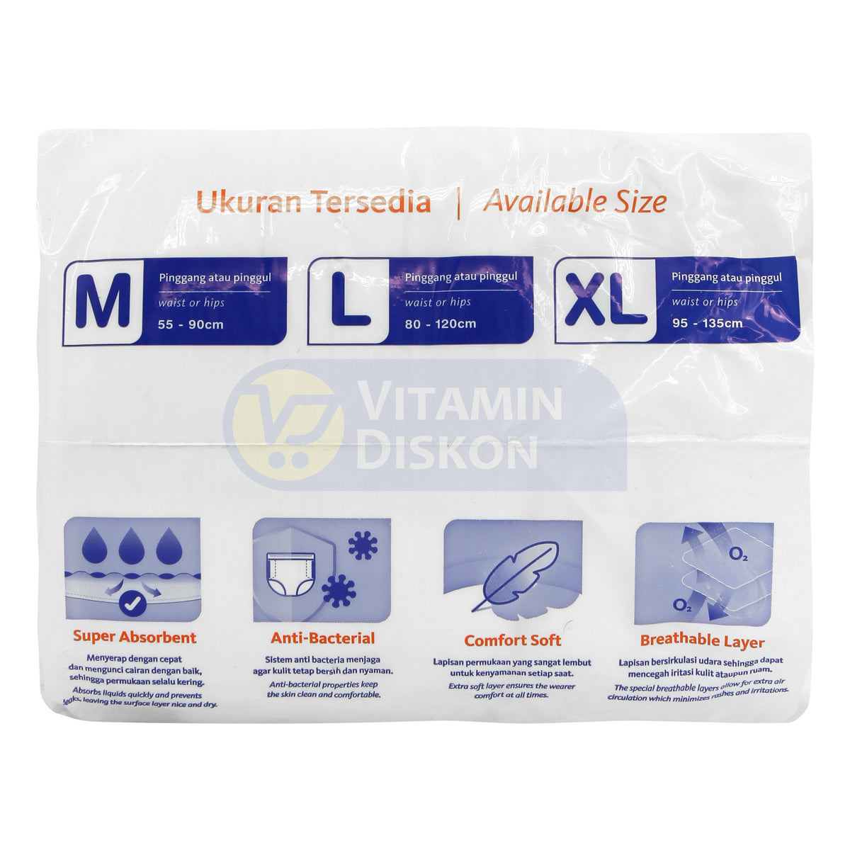 IDEAL ADULT DIAPERS PANTS XL 8