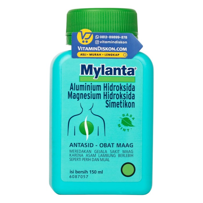 MYLANTA (CAIR) MEREDAKAN GEJALA SAKIT MAAG - 150 ML