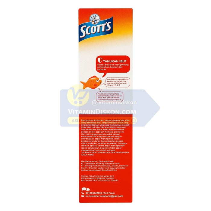 SCOTT'S EMULSION VITA ORANGE - 200 ML