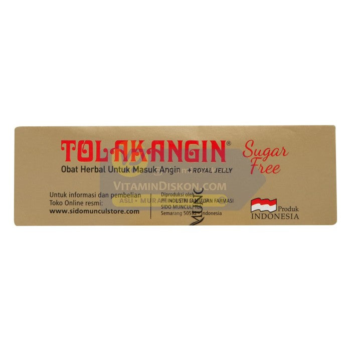 SIDOMUNCUL TOLAK ANGIN BEBAS GULA - 1 BOX (5 PCS)