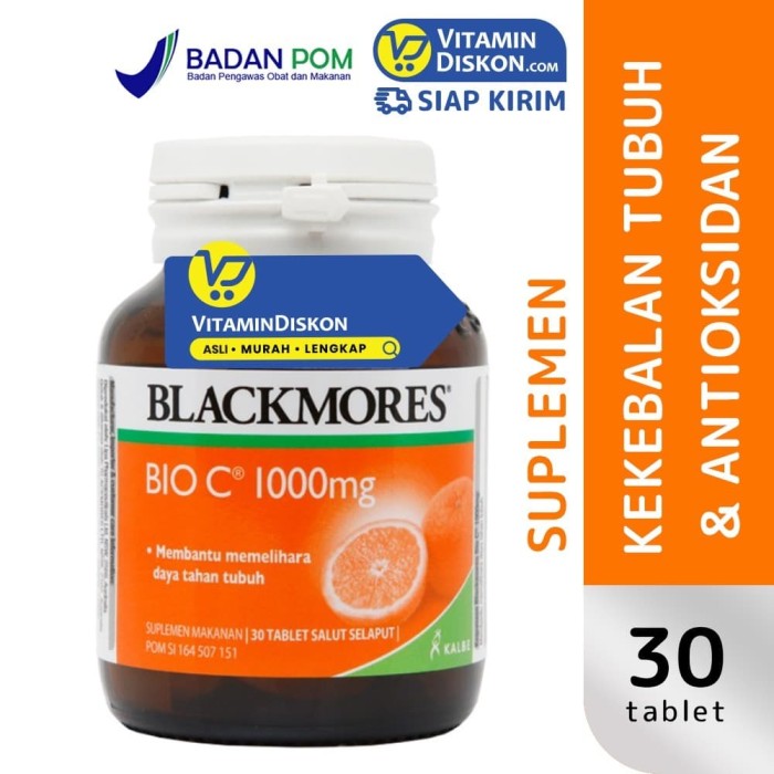 BLACKMORES BIO C 1000MG BPOM KALBE - 30 TAB
