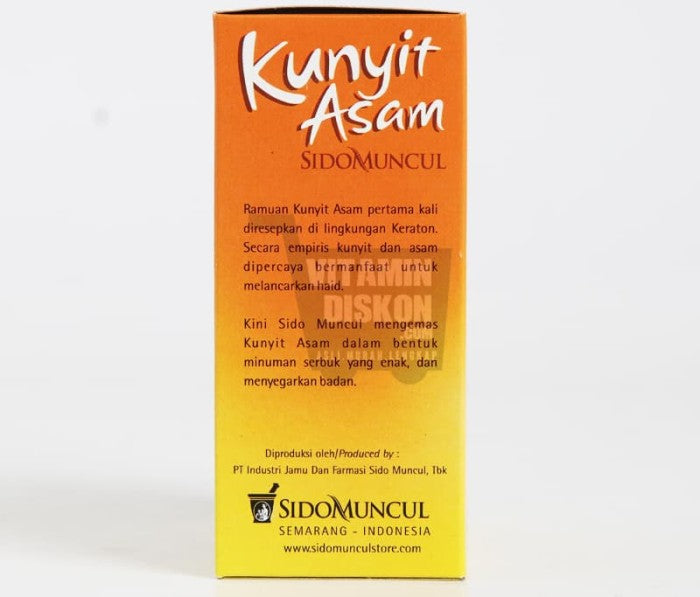 SIDOMUNCUL KUNYIT ASAM - 1 BOX (5 PCS)