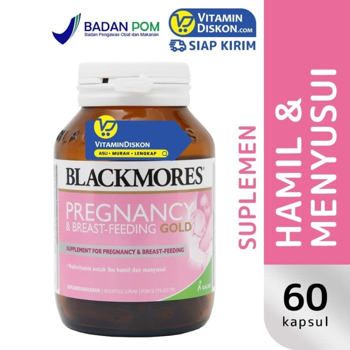 BLACKMORES PREGNANCY AND BREASTFEEDING GOLD BPOM KALBE - 60 CAPS
