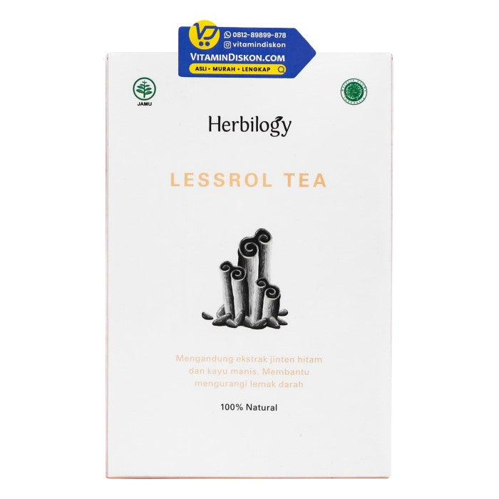 HERBILOGY LESSROL TEA 20 PCS/BOX BPOM UNTUK KESEHATAN TUBUH