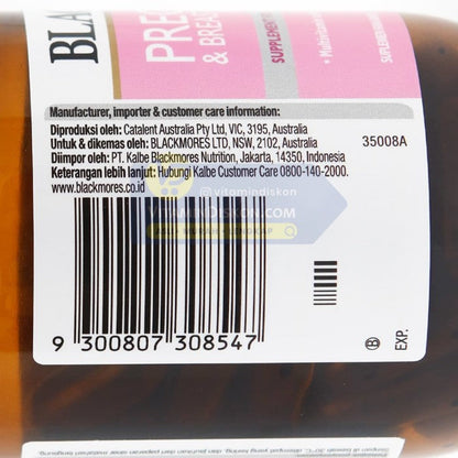 BLACKMORES PREGNANCY AND BREASTFEEDING GOLD BPOM KALBE - 60 CAPS