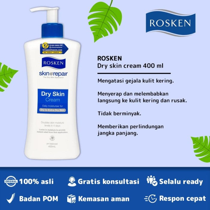 ROSKEN DRY SKIN CREAM 400 ML