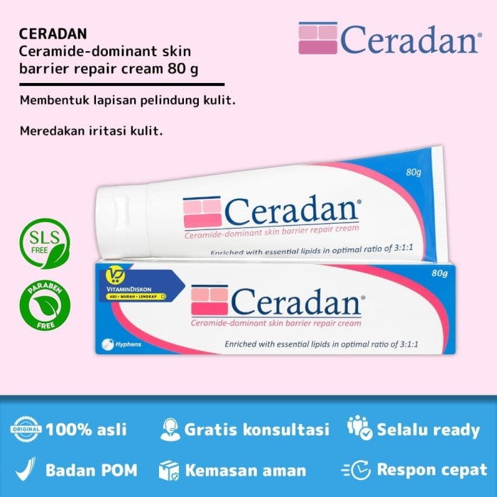 CERADAN CERAMIDE DOMINANT SKIN BARRIER CREAM 80 GR