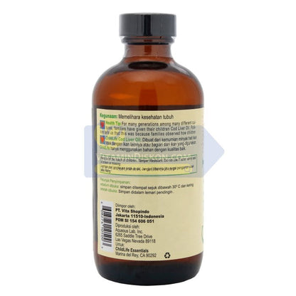 CHILD LIFE LIQUID COD LIVER OIL BPOM-237 ML