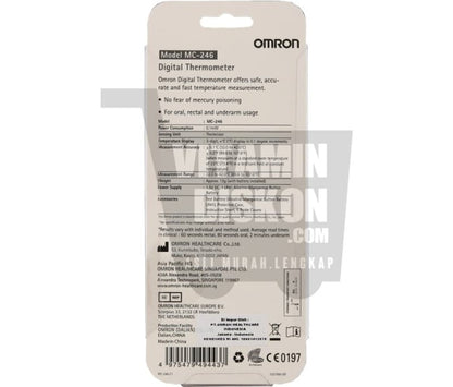 OMRON DIGITAL THERMOMETER MC-246 - 1 PC