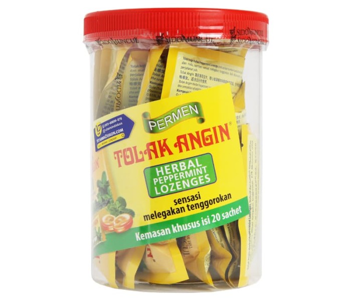 SIDOMUNCUL PERMEN TOLAK ANGIN TOPLES - 1 TOPLES (20 PCS)