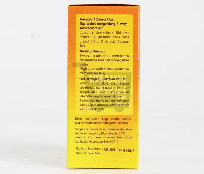 SIDOMUNCUL KUNYIT ASAM - 1 BOX (5 PCS)