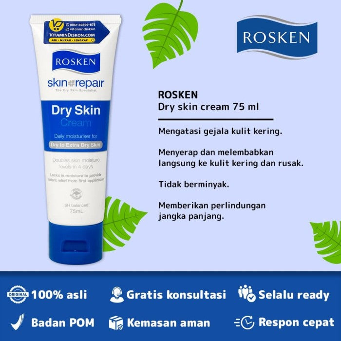 ROSKEN DRY SKIN CREAM 75 ML