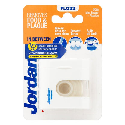 JORDAN INBETWEEN DENTAL FLOSS 50M