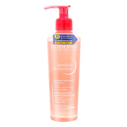 BIODERMA SENSIBIO GEL MOUSSANT SOOTHING MICELLAR CLEANSING FOAMING GEL