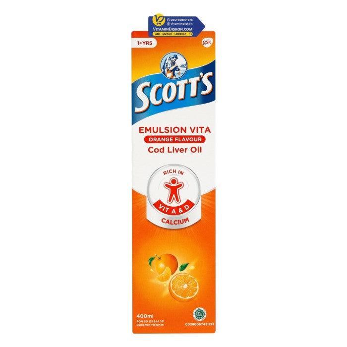 SCOTTS EMULSION VITA ORANGE 400 ML