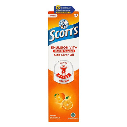 SCOTTS EMULSION VITA ORANGE 400 ML