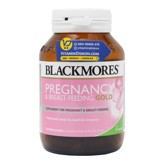 BLACKMORES PREGNANCY AND BREASTFEEDING GOLD BPOM KALBE - 60 CAPS