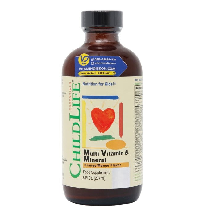 CHILD LIFE ESSENTIALS MULTIVITAMIN AND MINERAL - 237 ML
