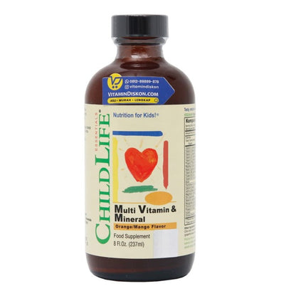 CHILD LIFE ESSENTIALS MULTIVITAMIN AND MINERAL - 237 ML