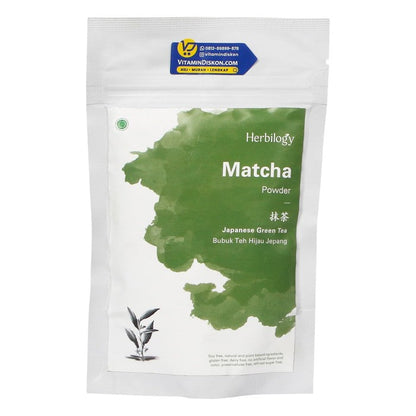 HERBILOGY MATCHA POWDER 100GR BPOM UNTUK KESEHATAN KULIT