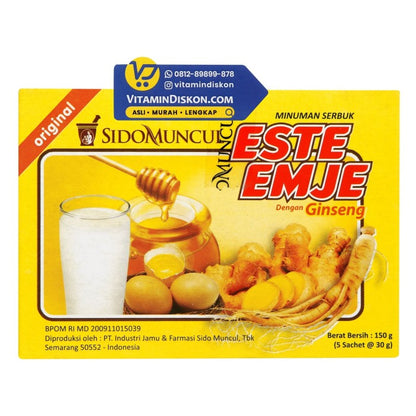 SIDOMUNCUL ESTE-EMJE PLUS GINGSENG - 1 BOX (5 PC)