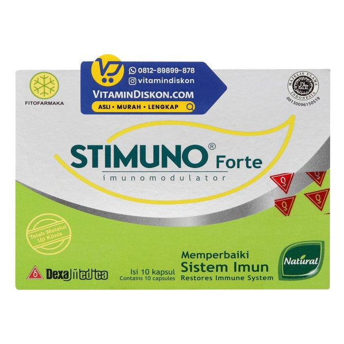 STIMUNO FORTE UNTUK MEMPERBAIKI SISTEM IMUN - 10 KAPSUL