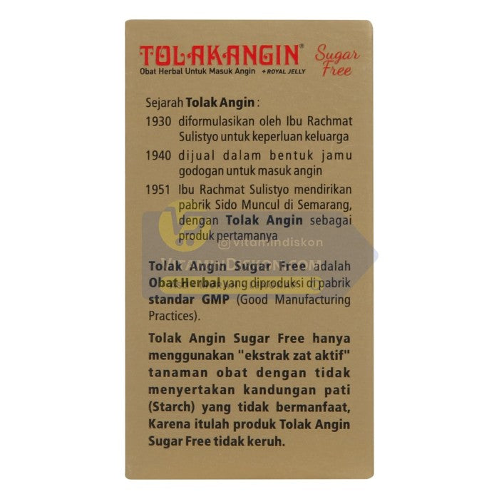 SIDOMUNCUL TOLAK ANGIN BEBAS GULA - 1 BOX (5 PCS)