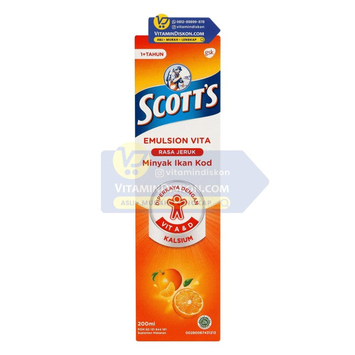 SCOTT'S EMULSION VITA ORANGE - 200 ML