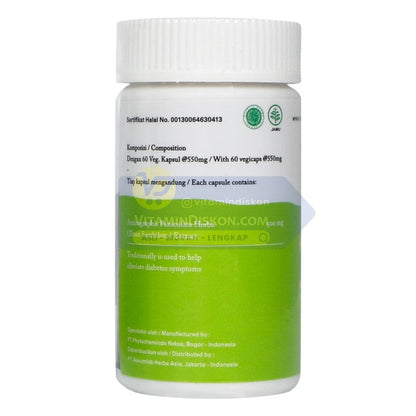 HERBILOGY KING OF BITTER CAPSULE 60 PCS/BTL BPOM UNTUK KEKEBALAN TUBUH