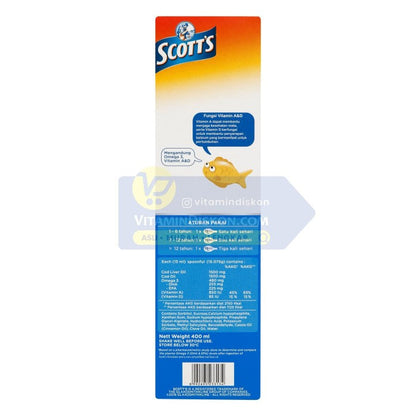 SCOTT'S EMULSION ORIGINAL REGULER - 400 ML