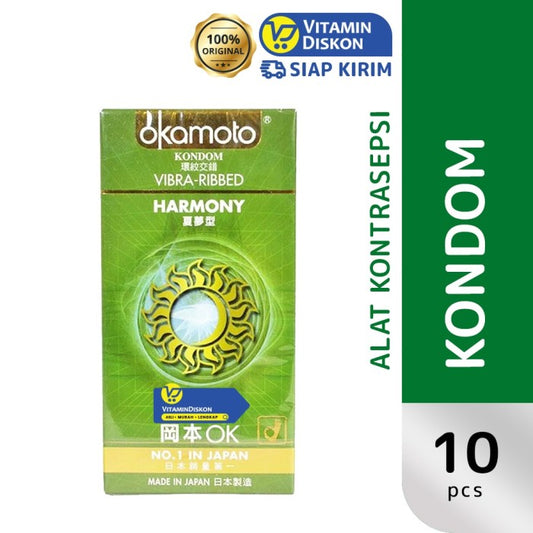 OKAMOTO KONDOM HARMONY CONTOUR AND DOT 10'S BPOM
