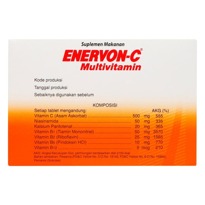 ENERVON C TABLET 500 MG - 25 STRIP @ 4 TAB