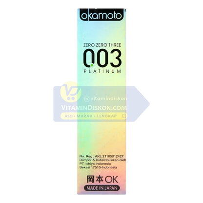 OKAMOTO KONDOM PLATINUM 003 10'S BPOM