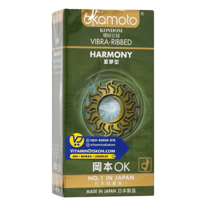 OKAMOTO KONDOM HARMONY CONTOUR AND DOT 10'S BPOM