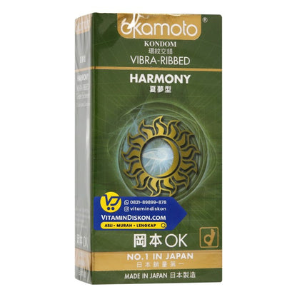 OKAMOTO KONDOM HARMONY CONTOUR AND DOT 10'S BPOM