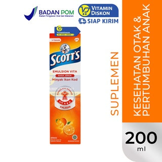 SCOTT'S EMULSION VITA ORANGE - 200 ML