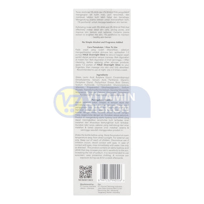 HALE OVERNIGHT GLOW EXFOLIATING MOUSSE SOLUTION 45 ML