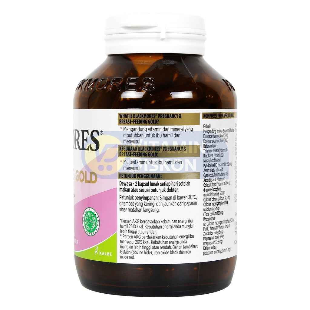 Blackmores Pregnancy And Breastfeeding Gold BPOM Kalbe 120 Caps